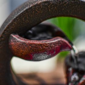 Fontana d'acqua - "Terai" con vasi sospesi (con illuminazione a LED) - Zen'Light