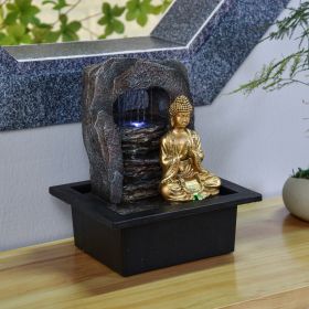 Wasserspender - "Zen Dao" mit Wasservorhang (mit LED-Beleuchtung) - Zen'Light