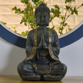 Grande Statue - "Bouddha ZEN", un bouddha en position de méditation - Haut de 40 cm - Zen'Light