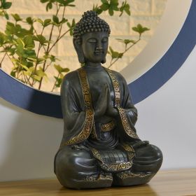 Statua grande - "Bouddha ZEN", un Buddha in posizione di meditazione - Altezza 40 cm - Zen'Light