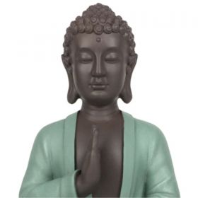Statuette - "Bodhi Vert", un bouddha en position de méditation - Haut de 20 cm - Zen'Light