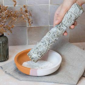 Tresse de sauge blanche de Californie - Grande de 23cm - Les encens du monde