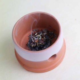 Incensiere Rituale in Forma di Alambicco in Terracotta - 18x8 cm - Gli Incensi del Mondo