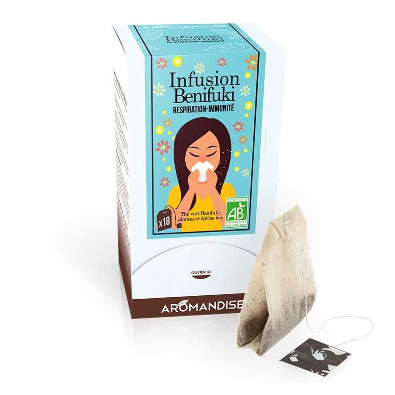 Benifuki-Tee zur Atemwegs- und Immununterstützung - 18 Beutel - Aromandise