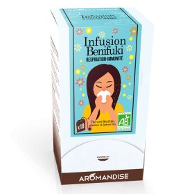 Infusion Benifuki Respiration Immunité - 18 sachets - Aromandise