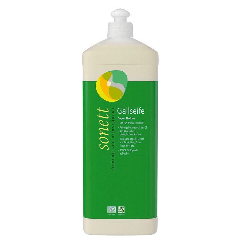 Flüssige Fleckentfernungsseife mit Ochsengalle, natürlich und biologisch - 300ml - Sonett