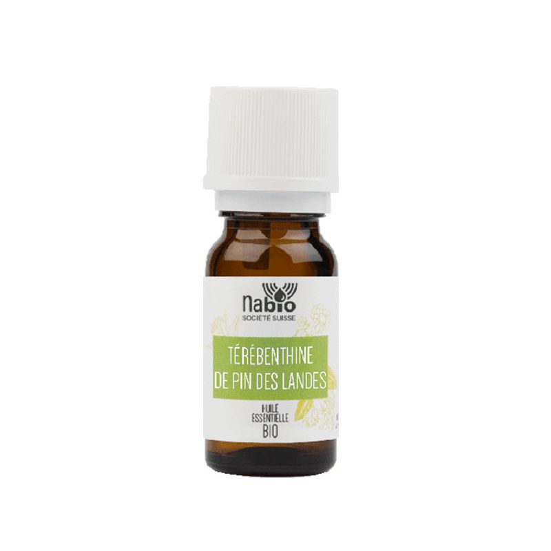 Olio essenziale, Trementina di pino delle Lande (100% naturale e Bio) - 15 ml - Nabio