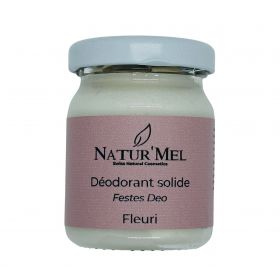 Déodorant solide Suisse & BIO, Le Fleuri - 50ml - Natur'Mel Cosm'Ethique