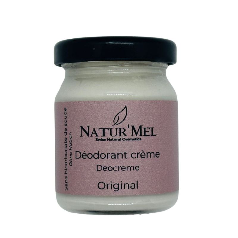 Deodorant Creme Schweiz & BIO, L'original (Version ohne Bikarbonat & vegan) - 50ml - Natur'Mel Cosm'Ethique