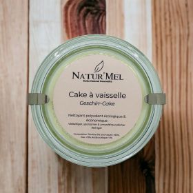 Detersivo per piatti solido, Svizzera - Barattolo di vetro da 200 g - Natur'Mel Cosm'Ethique