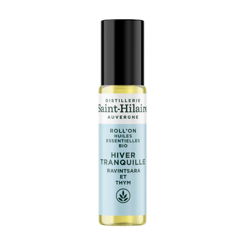 Vetro Rullo con oli essenziali (Biologico), TRANQUILLO INVERNO - 10ml - De Saint Hilaire