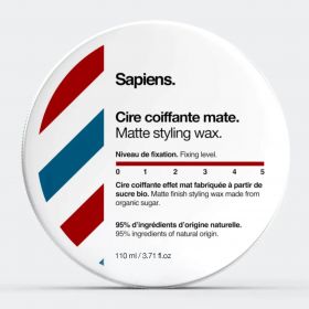 BIO Stylingwachs auf Zuckerbasis - Starker Halt - Matteffekt - 60ml - Sapiens