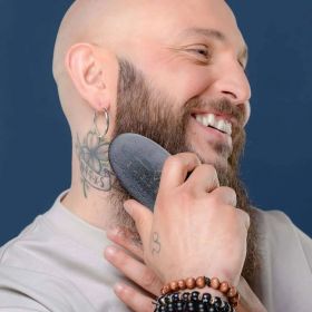 Spazzola per barba - Legno di ciliegio e setole di cinghiale - 11,50cm - Sapiens