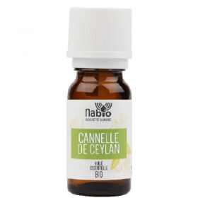 Huile essentielle de Cannelle de Ceylan, écorce (100% naturelle et BIO) - 5ml - Nabio