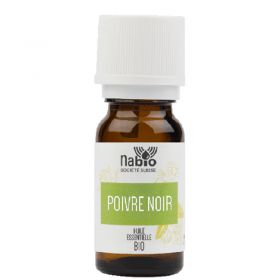 Olio essenziale - Pepe nero, Piperum nigrum (100% naturale e Biologico) - 10ml - Nabio