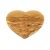 Frühstücksbrettchen aus Olivenholz, herzförmig - 22x20cm - Olivenholz Erleben