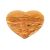 Tavola da colazione in legno d'ulivo, a forma di cuore - 25x24cm - Olivenholz Erleben