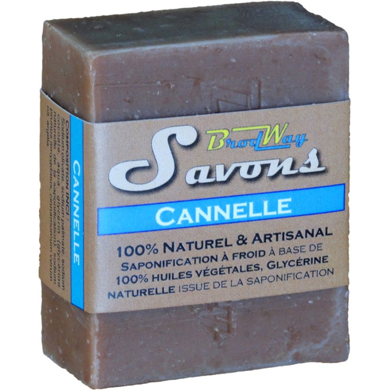Sapone artigianale Svizzera - 'Cannella' - 100% naturale e fredda di saponificazione – ~85g - BrodWay