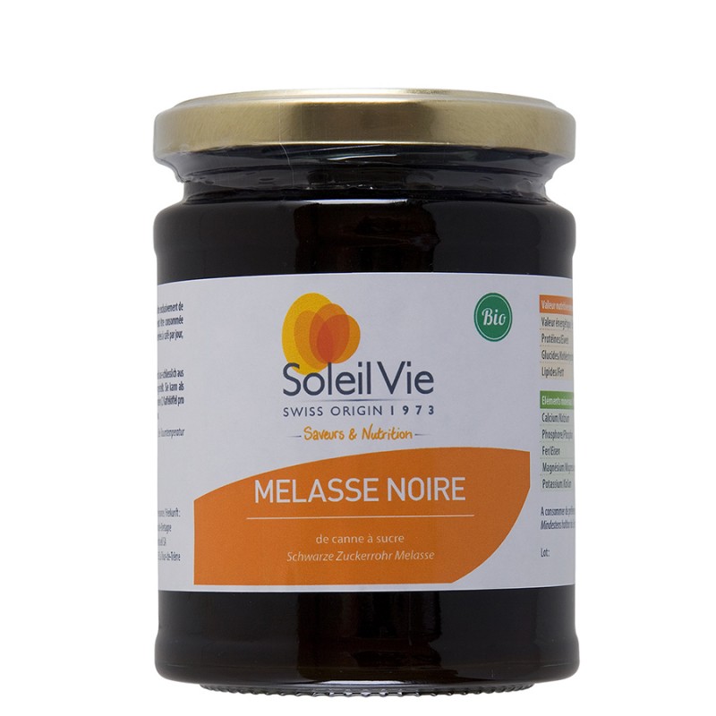 Nero melassa Bio 340 g - Soleil Vie