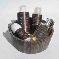 Panier en bois brun (vide) - Senteurs du Sud