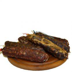 Saucisson 100% Artisanal aux Noisettes - 1 pces - Boucherie "La Chablaisienne" (Bex)
