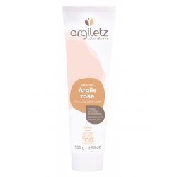 Masque à l'argile rose, pour peaux sensibles et réactives - 100g - Argiletz