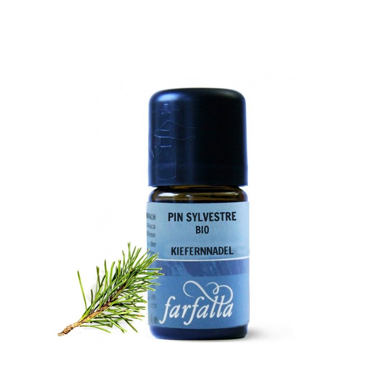 Huile essentielle (Ethérée) - Pin Sylvestre (Plantes sauvages) BIO - 100% naturelle et pure -  5ml - Farfalla