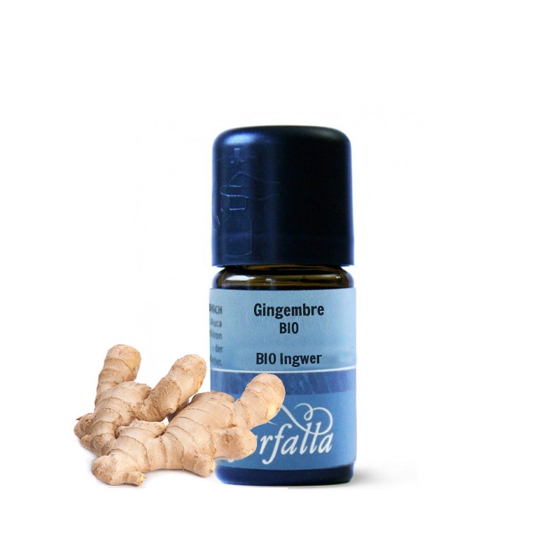 Huile essentielle (Ethérée) - Gingembre Bio - 100% naturelle et pure - 5ml - Farfalla