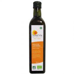 Olio di lino, vergine r pressato a freddo - 5dl - Soleil Vie