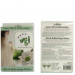 Reflexzonenmassage-Handschuhe, 95% Coton- 5% Elasthan - 1 Paar