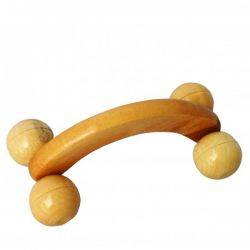 Roue de massage en bois - 1 pce