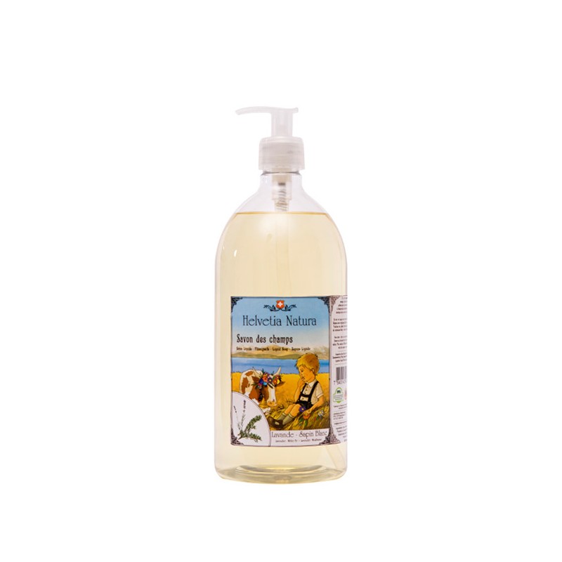 Savon des Champs, Lavande et Sapin Blanc - Liquide - 300ml - Helvetia Natura