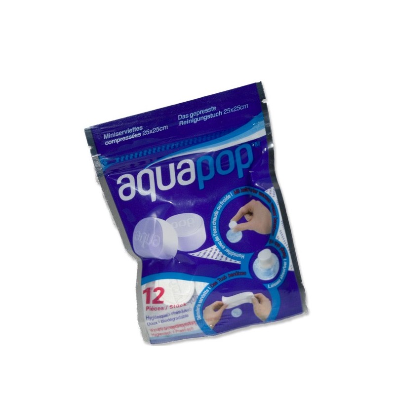 Lingette en Coton Compressé 12pces