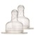 Tétines (5 types différents) pour Biberons Born Free en silicone - (Lot de 2) - Born Free