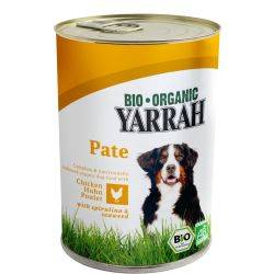 Hundefutter Paté in der Dose - Poulet - 400g - Yarrah BIO