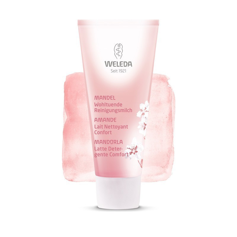 Lait Nettoyant Visage Confort à l'Amande - 75ml - Weleda