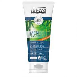 Gel Douche homme 3 en 1, Men Sensitive - 200ml - Lavera