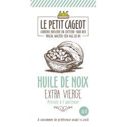 Huile de noix artisanale, Extra Vierge - 2,5dl ou 5dl - Le Petit Cageot
