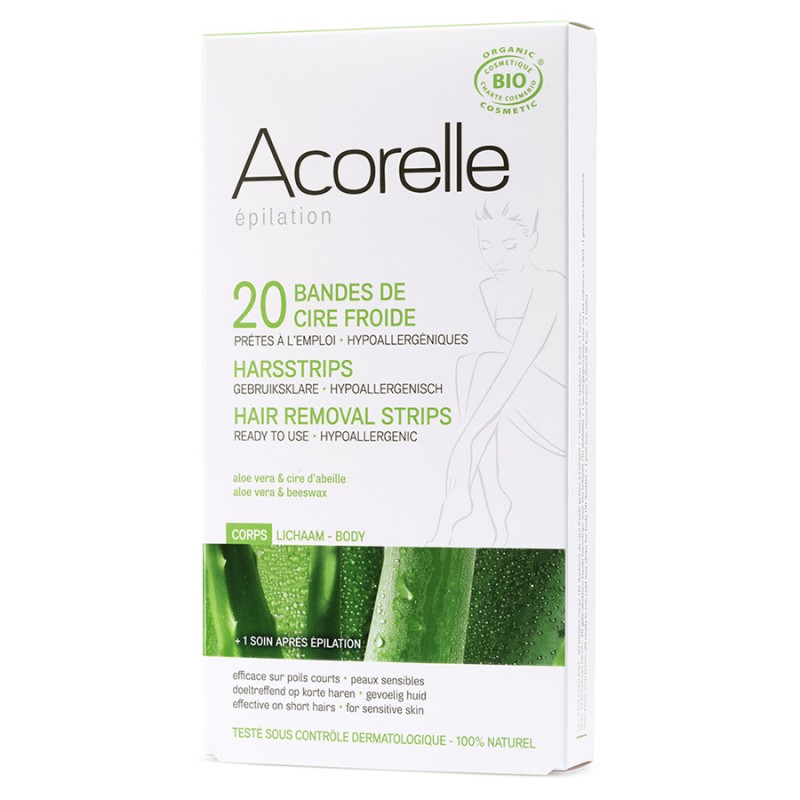 Epilation Bio: Bandes Dépilatoires (Corps) – 10x2 – Acorelle