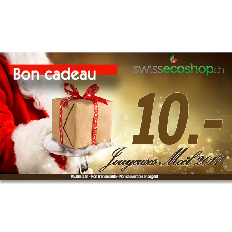Geschenkgutscheine "Weihnachten", 10.- CHF sur SwissEcoShop.ch