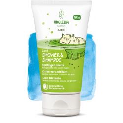 Kids 2in1 Shower & Shampoo Spritzige Limette - 150ml - Weleda