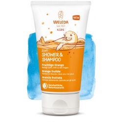 Kids 2in1 Shower & Shampoo Fruchtige Orange - 150ml - Weleda