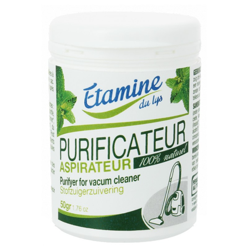 Purificateur aspirateur aux huiles essentielles bio - 50g - Etamine du Lys