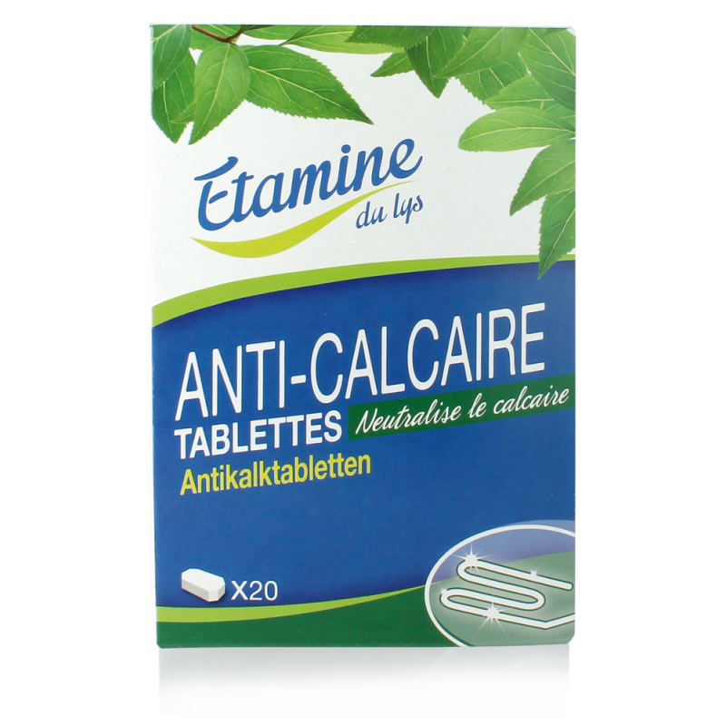 Tablettes Anti-Calcaire - 																															Tablettes x20 - Etamine du Lys