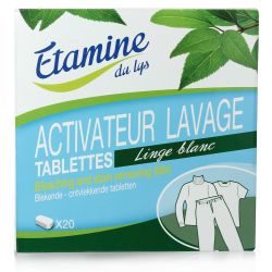 Tablettes Activateur Lavage - 																															Tablettes x20 - Etamine du Lys