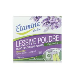 Lessive Poudre, Blanc et couleurs claires- 2kg 4kg - Etamine du Lys
