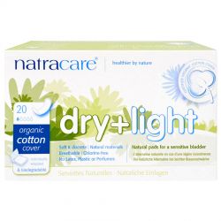 Serviettes pour légère incontinence en coton biologique - 20 pièces - Natracare