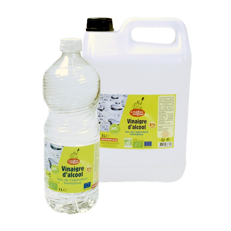 Aceto di alcool BIO, 8% - 5 litro - La Drogheria ecologica