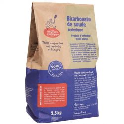 Bicarbonato di sodio (tecnico) - 2,5 kg - La Drogheria ecologica