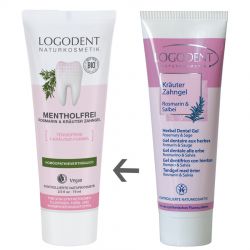 Gel dentaire BIO, Romarin - Formule aux 5 herbes - 75ml - Logodent (Logona)